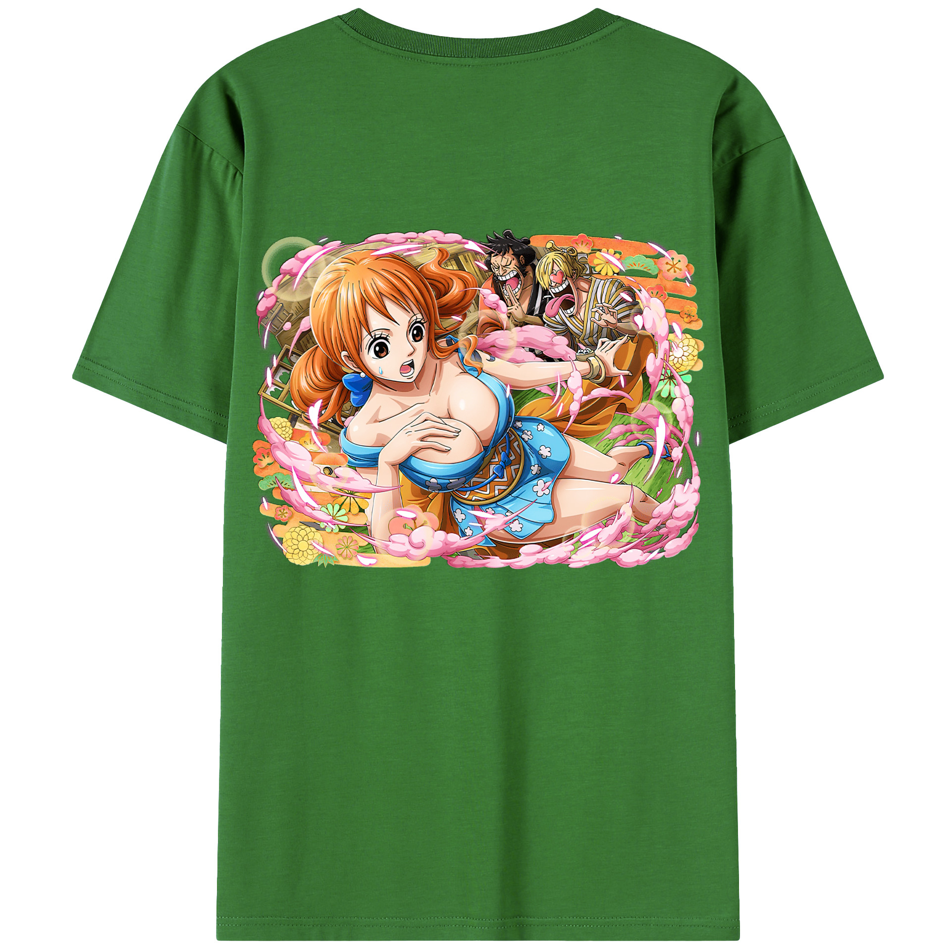 （画像用） ワンピース ナミ ONE PIECE Nami レディース半袖Tシャツ(バックプリント)